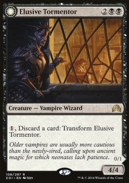 Shadows Over Innistrad 108/297 Elusive Tormentor//Insidious Mist (Foil)