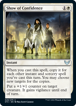 Strixhaven 028/275 Show of Confidence (Foil)