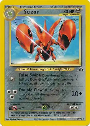Neo Discovery 029/075 Scizor