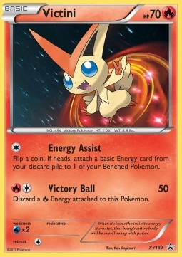 XY Promo XY189 Victini (Cosmos Holo)