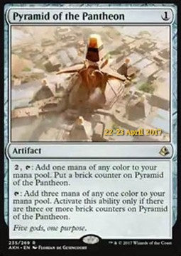 Amonkhet 235/269 Pyramid of the Pantheon (Date Stamped Foil)
