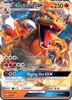 Burning Shadows 020/147 Charizard GX