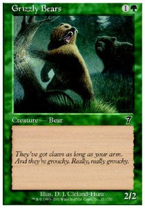 Seventh Edition 251/350 Grizzly Bears
