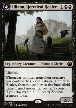 From the Vault Twenty 14/15 Liliana, Heretical Healer//Liliana, Defiant Necromancer (Foil)