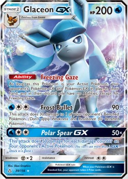 Ultra Prism 039/156 Glaceon GX