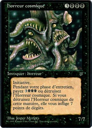 Legends - Horreur cosmique (Cosmic Horror)(Black Bordered French)