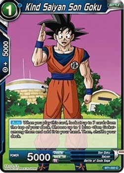 Kind Saiyan Son Goku (BT1-033C) Dragon Ball Super