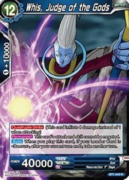 Whis, Judge of the Gods (Foil)(BT1-043R) Dragon Ball Super
