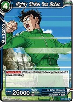 Mighty Striker Son Gohan (BT1-034C) Dragon Ball Super