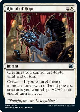 Innistrad: Midnight Hunt 031/277 Ritual of Hope (Foil)