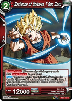 Backbone of Universe 7 Son Goku (TB1-003C) Dragon Ball Super