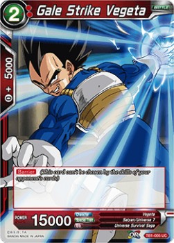 Gale Strike Vegeta (TB1-005UC) Dragon Ball Super