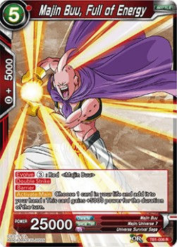 Majin Buu, Full of Energy (Foil)(TB1-006R) Dragon Ball Super
