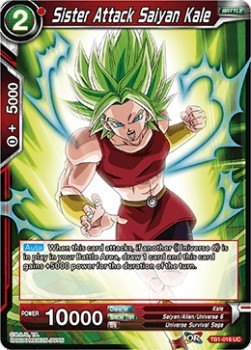 Sister Attack Saiyan Kale (TB1-016UC) Dragon Ball Super