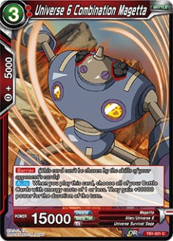 Universe 6 Combination Magetta (TB1-021C) Dragon Ball Super