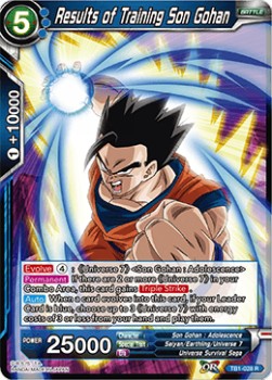 Results of Training Son Gohan (Foil)(TB1-028R) Dragon Ball Super