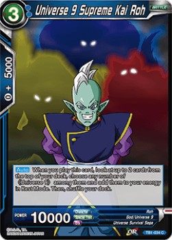 Universe 9 Supreme Kai Roh (TB1-034C) Dragon Ball Super