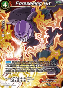 Foreseeing Hit (Foil)(TB1-008SR) Dragon Ball Super