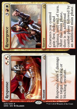 Guilds of Ravnica 229/259 Response//Resurgence (Foil)