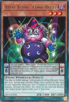 Abyss Actor Comic Relief (Rare)(LED3-EN046)