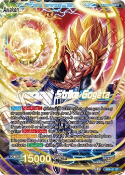 Gogeta/Knockout Strike Gogeta (Foil)(SD6-01ST) Dragon Ball Super