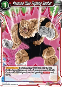 Recoome Ultra Fighting Bomber (TB3-015C) Dragon Ball Super ...