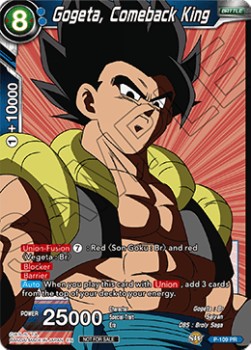 Gogeta, Comeback King (P-109PR) Dragon Ball Super