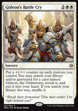 War of the Spark 267/264 Gideon's Battle Cry