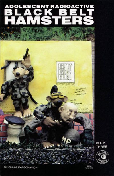 Adolescent Radioactive Black Belt Hamsters #3 Eclipse Comics (1986)