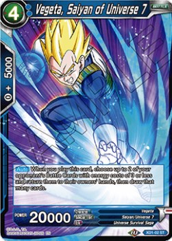 Vegeta, Saiyan of Universe 7 (XD1-02ST) Dragon Ball Super