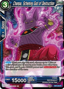 Champa, Scheming God of Destruction (XD1-03ST) Dragon Ball Super