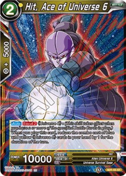 Hit, Ace of Universe 6 (XD1-05ST) Dragon Ball Super