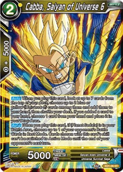 Cabba, Saiyan of Universe 6 (XD1-06ST) Dragon Ball Super