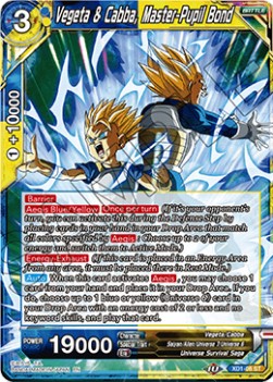 Vegeta & Cabba, Master-Pupil Bond (XD1-08ST) Dragon Ball Super