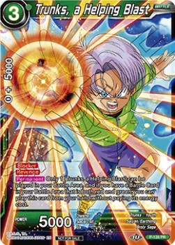 Trunks, a Helping Blast (Foil) (P-128PR) Dragon Ball Super