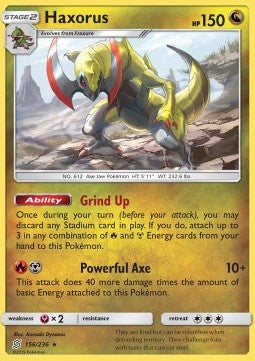 Unified Minds 156/236 Haxorus (Holo)