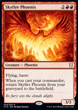 Commander 2019 028/302 Skyfire Phoenix