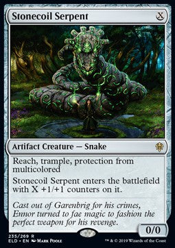 Throne of Eldraine 235/269 Stonecoil Serpent