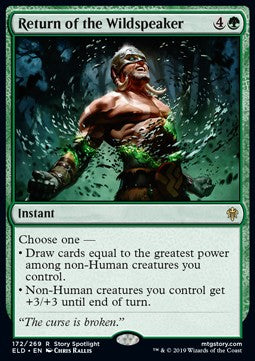 Throne of Eldraine 172/269 Return of the Wildspeaker