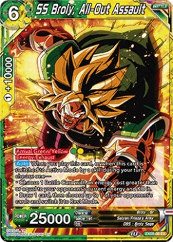 SS Broly, All-Out Assault (EX08-06EX) Dragon Ball Super