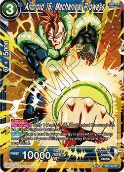 Android 16, Mechanical Prowess (Foil)(XD2-04ST) Dragon Ball Super