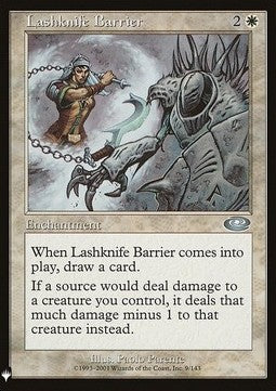 The List - Planeshift 009/143 Lashknife Barrier