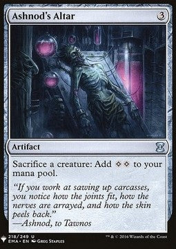 The List - Eternal Masters 218/249 Ashnod's Altar