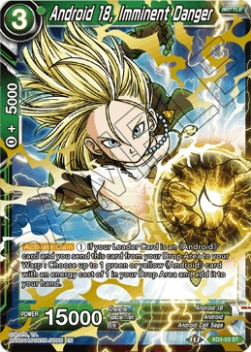 Android 18, Imminent Danger (Foil)(XD3-03ST) Dragon Ball Super
