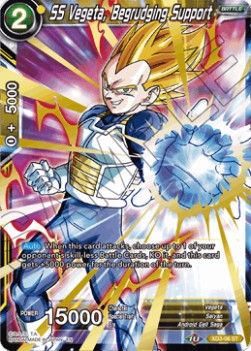 SS Vegeta, Begrudging Support (XD3-06ST) Dragon Ball Super