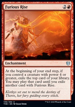Theros Beyond Death 136/254 Furious Rise