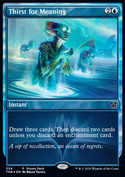 Theros Beyond Death 354/254 Thirst for Meaning (Promo Foil)