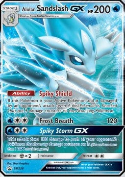 sun & Moon Promo SM236 Alolan Sandslash GX
