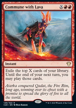 Commander 2020 149/322 Commune with Lava