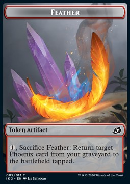 Feather 009/013 Human Soldier 004/013 Ikoria Lair of the Behemoths Token (Foil)